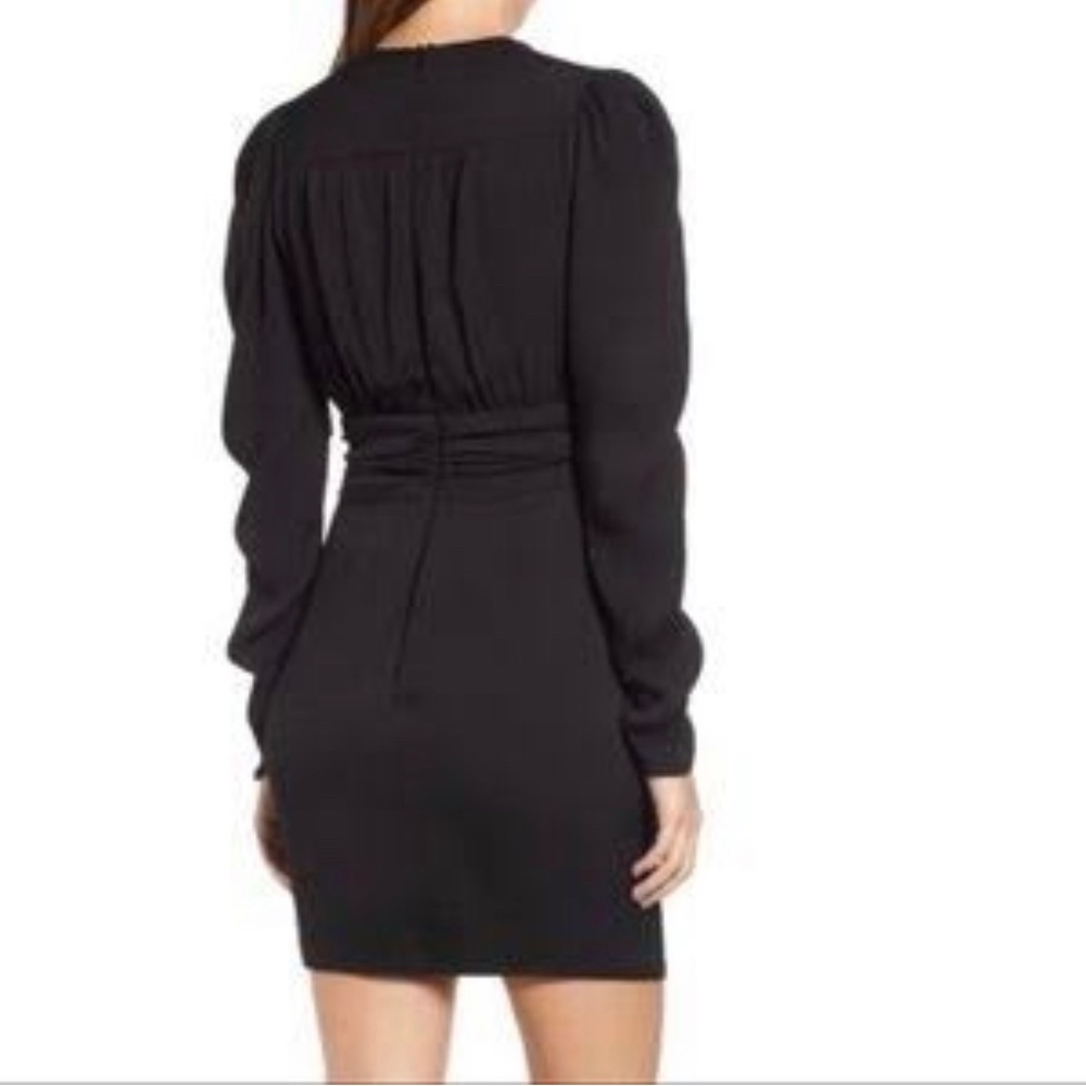 AFRM Ruffle & Ruched Mini Dress Size Small - Picture 2 of 3
